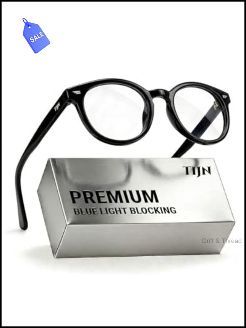 Round Blue Light Blocking Glasses Computer Gaming Daily